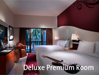 deluxe premium room at ahard rock hotel
